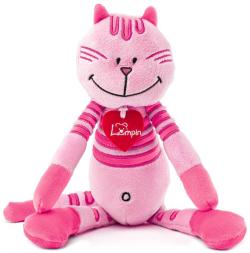 Lumpin PLYŠ Kočka Rosalie 38cm růžová střední (plyšová hračka)