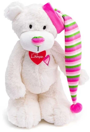 Lumpin PLYŠ Medvídek Theo 35cm bílý s čepičkou (plyšová hračka) Lumpin PLYŠ Medvídek Theo 35cm bílý s čepičkou (plyšová hračka)