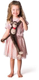 Lumpin PLYŠ Opička Coffee 70cm Hug Me (plyšová hračka)