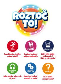 Mac Toys Hra QUIZY Roztoč to! na baterie (společenská hra)