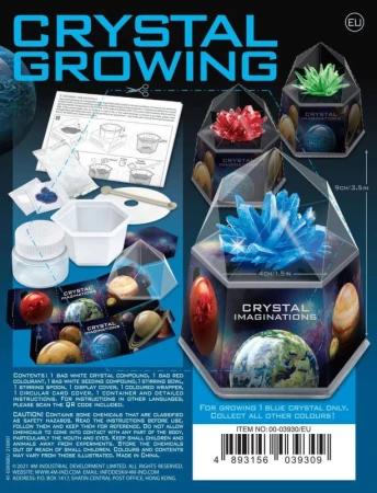 Mac Toys Krystaly 4M modré experimentální vědecký vzdělávací set