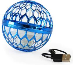 Mac Toys Míč bumerang Modrý spinner ball reaguje na pohyb ruky na baterie Světlo