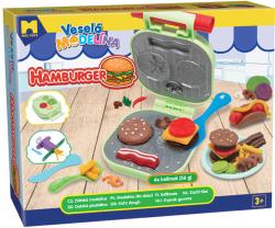 Mac Toys Modelína veselá Burger kreativní set s nástroji výroba hamburgeru