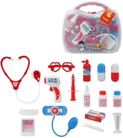 Mac Toys PLEJO Kufřík doktorský dětské lékařské potřeby na baterie Světlo Mac Toys PLEJO Kufřík doktorský dětské lékařské potřeby na baterie Světlo