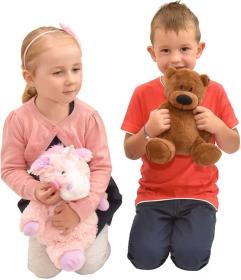 Mac Toys PLYŠ Medvídek nahřívací 25cm do mikrovlnky (plyšová hračka)