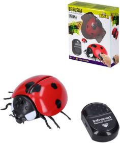 Mac Toys RC Beruška 11cm na vysílačku lezoucí hmyz na baterie plast