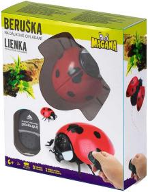 Mac Toys RC Beruška 11cm na vysílačku lezoucí hmyz na baterie plast