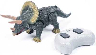 Mac Toys RC MANAGA Triceratops dinosaurus na vysílačku na baterie Světlo