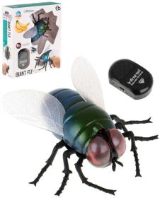 Mac Toys RC Moucha 11cm na vysílačku lezoucí hmyz na baterie plast
