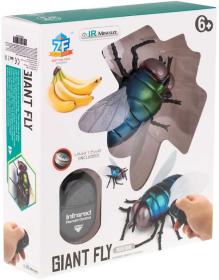 Mac Toys RC Moucha 11cm na vysílačku lezoucí hmyz na baterie plast