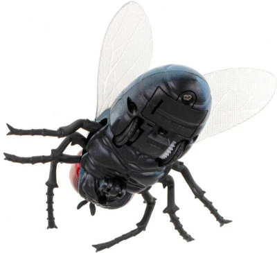 Mac Toys RC Moucha 11cm na vysílačku lezoucí hmyz na baterie plast