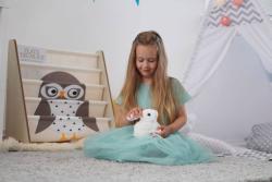 Mac Toys Zajíček interaktivní zvířátko chodící na baterie Zvuk PLYŠ