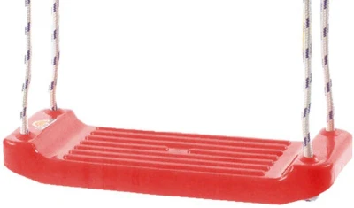 MAD Houpačka červená závěsná 43x17cm plastové prkénko MAD Houpačka červená závěsná 43x17cm plastové prkénko