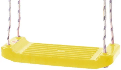 MAD Houpačka žlutá závěsná 43x17cm plastové prkénko MAD Houpačka žlutá závěsná 43x17cm plastové prkénko