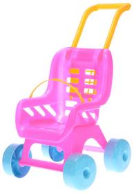 MAD Kočárek barevný BUGGY růžový 48x41x29cm pro panenku miminko MAD Kočárek barevný BUGGY růžový 48x41x29cm pro panenku miminko
