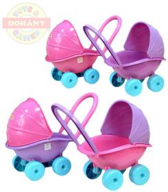 MAD Kočárek vajíčko hluboký pro panenku miminko různé barvy plast