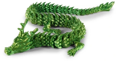 Magický čínsky drak 3D Print zvieratko plastové 3 farby