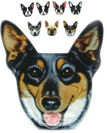 Magnet psík 7cm dekorácia 7 druhov v sáčku Magnet psík 7cm dekorácia 7 druhov v sáčku