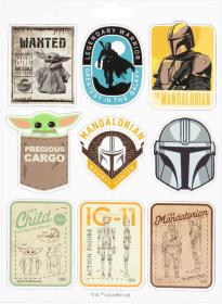 Magnetky Hvězdné Války Star Wars Mandalorian set 18ks na kov