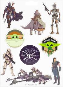 Magnetky Hvězdné Války Star Wars Mandalorian set 18ks na kov