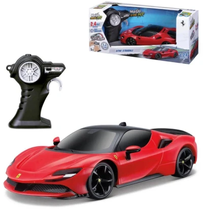 Maisto RC Auto Ferrari SF90 Stradale na vysílačku 2,4GHz na baterie 1:24 Maisto RC Auto Ferrari SF90 Stradale na vysílačku 2,4GHz na baterie 1:24