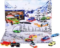 Majorette Adventní kalendář s autíčky a doplňky 24 okének