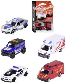 Majorette Auto kovové záchranné složky SOS volný chod 6 druhů Majorette Auto kovové záchranné složky SOS volný chod 6 druhů