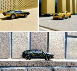 Majorette Auto Limited Edition serie 9 černo-zlaté kovové 6 druhů