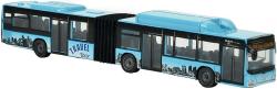 Majorette Autobus kloubový / nákladní auto s přívěsem volný chod kov 9 druhů
