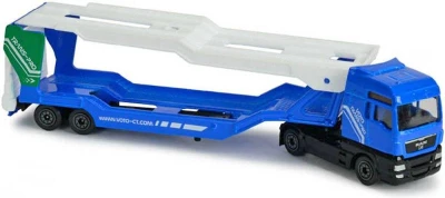 Majorette Auto nákladní tahač s přívěsem volný chod kov různé druhy
