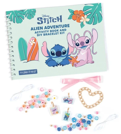 MAKE IT REAL Aktivní sešit výroba náramků kreativní sada Stitch