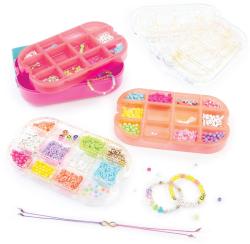 MAKE IT REAL Beads 2-Go korálky v boxu kreativní set výroba dětské bižuterie