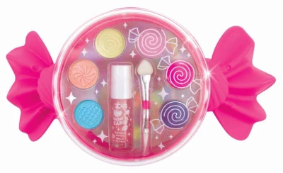 MAKE IT REAL Bonbon set oční stíny + vonící lesk na rty kosmetika po děti