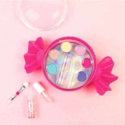 MAKE IT REAL Bonbon set oční stíny + vonící lesk na rty kosmetika po děti