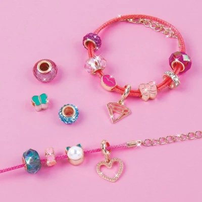 MAKE IT REAL Dárková krabička Halo Charm Mini kreativní set výroba náramků