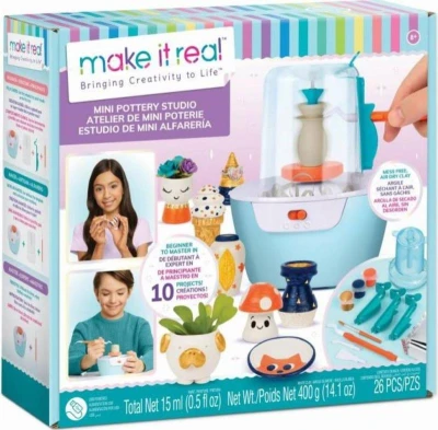 MAKE IT REAL Hrnčířské a keramické studio kreativní set v krabici