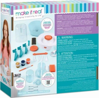 MAKE IT REAL Hrnčířské a keramické studio kreativní set v krabici