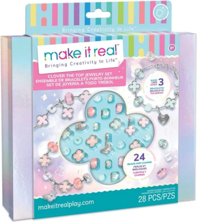 MAKE IT REAL Jewelery set kreativní sada výroba dětské bižuterie MAKE IT REAL Jewelery set kreativní sada výroba dětské bižuterie