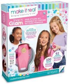 MAKE IT REAL Korálky zaplétací do vlasů set s aplikátorem drahokamy MAKE IT REAL Korálky zaplétací do vlasů set s aplikátorem drahokamy