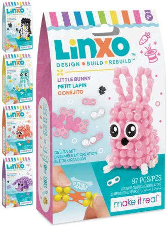 MAKE IT REAL LinXo Character zvířátko kreativní sada 5 druhů MAKE IT REAL LinXo Character zvířátko kreativní sada 5 druhů