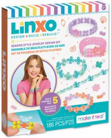 MAKE IT REAL LinXo Výroba šperků kreativní sada 3 druhy