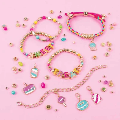 MAKE IT REAL Náramky Sweet Treats kreativní set výroba dětské bižuterie