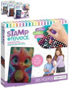 MAKE IT REAL Plakát z teček Stamp To Reveal kreativní set 3 druhy