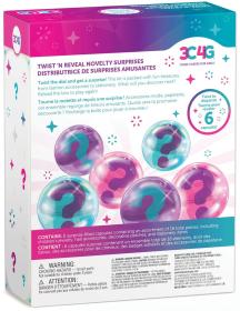 MAKE IT REAL Twist and Reveal nová překvapení 6 kapslí 18 překvapení