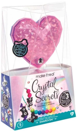 MAKE IT REAL Výroba náramků s přívěsky Swarovski kreativní set v krabici MAKE IT REAL Výroba náramků s přívěsky Swarovski kreativní set v krabici