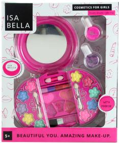 Malovátka dětský make-up s laky na nehty a zrcátkem v pouzdře 18x11cm Malovátka dětský make-up s laky na nehty a zrcátkem v pouzdře 18x11cm