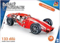 MALÝ MECHANIK Auto formule 133 dílků kovová (stavebnice) typu Merkur