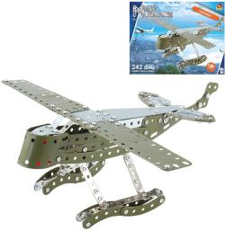 MALÝ MECHANIK Letadlo Hydroplán 242 dílků kovová (stavebnice) typu Merkur