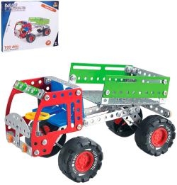 MALÝ MECHANIK Nákladní auto 192 dílků kovová (stavebnice) typu Merkur