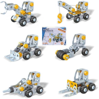 MALÝ MECHANIK Stavební technika 6 druhů kov (stavebnice) typu Merkur MALÝ MECHANIK Stavební technika 6 druhů kov (stavebnice) typu Merkur